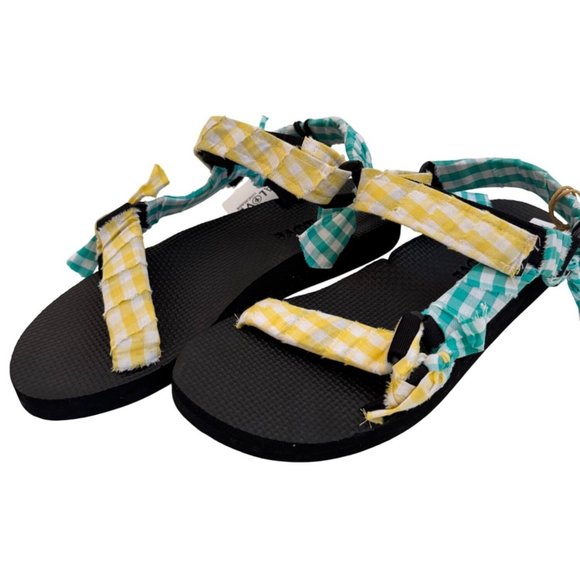 Arizona Love Trakky Sandal Size 41 Yellow Mint Adjustable $188 Nordstrom's - Picture 6 of 9